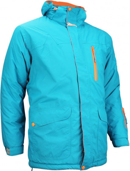 ski-jas heren polyamide aqua maat XXL