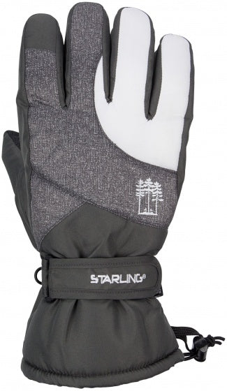 skihandschoenen Taslan Jack antraciet maat 11/XXL
