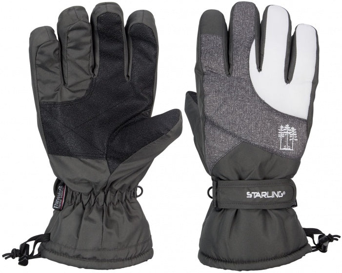 skihandschoenen Taslan Jack antraciet maat 11/XXL