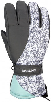 skihandschoenen Taslan Noël antraciet maat 10/XL