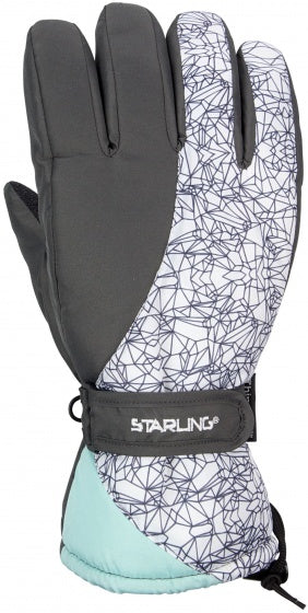 skihandschoenen Taslan Noël antraciet maat 10/XL