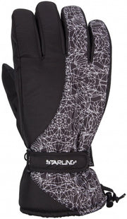 skihandschoenen Taslan Noël zwart/wit maat 10/XL