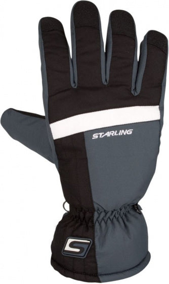 skihandschoenen Taslan polyamide donkergrijs maat 8