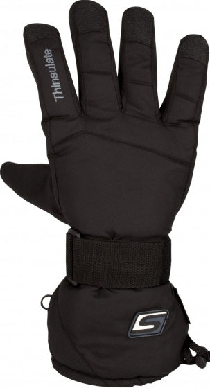skihandschoenen Taslan zwart polyamide maat 9