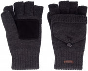 handschoenen Noël acryl zwart maat 8