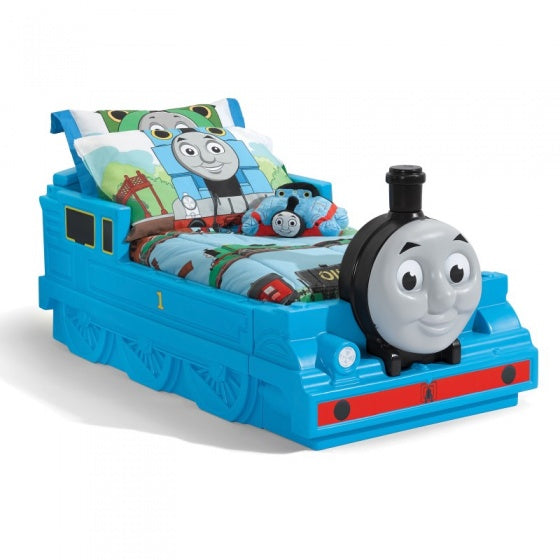 kinderbed Thomas de Trein 170 cm blauw