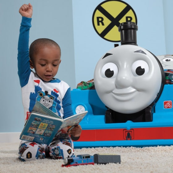 kinderbed Thomas de Trein 170 cm blauw