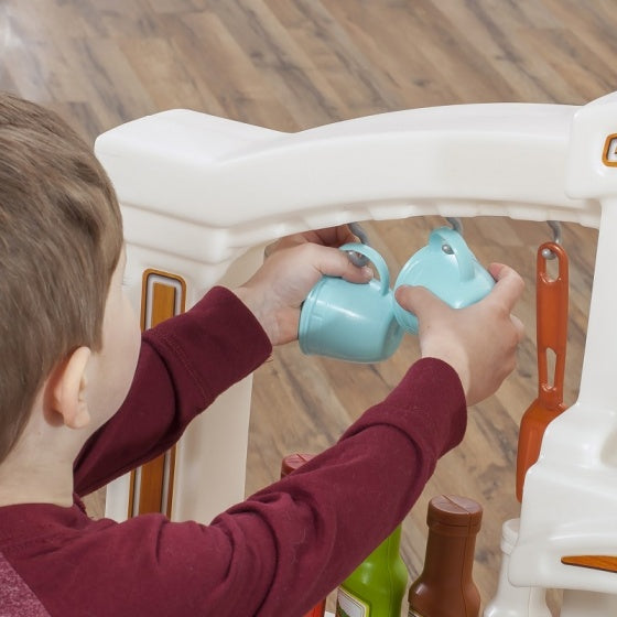 kinderkeuken Fun with Friends 91 cm bruin