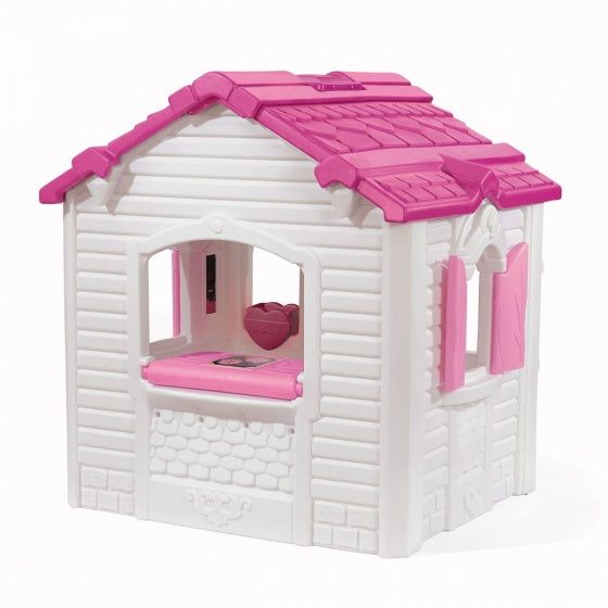 speelhuisje Sweetheart wit/roze 132 x 137 x 152 cm