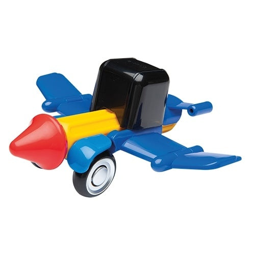 magnetische bouwset City voertuigen 16-delig multicolor