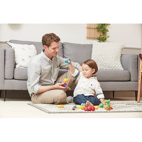 magnetische bouwset vissen 26-delig multicolor