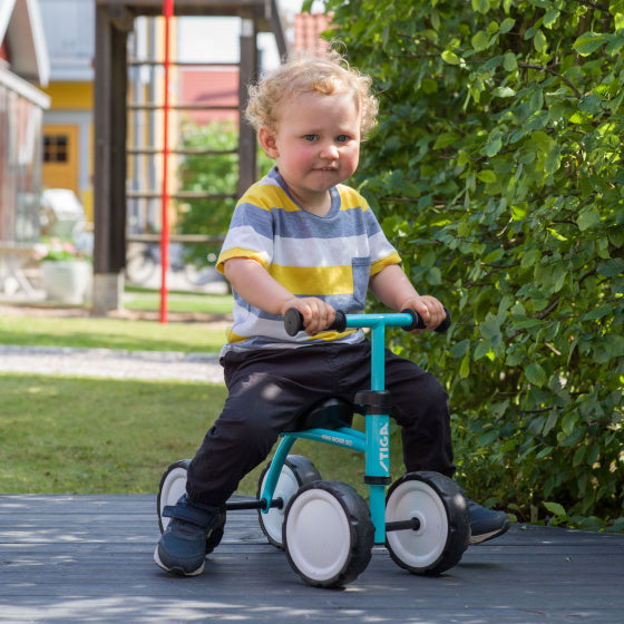 loopfiets Mini Rider Go 8 Inch Junior Blauw