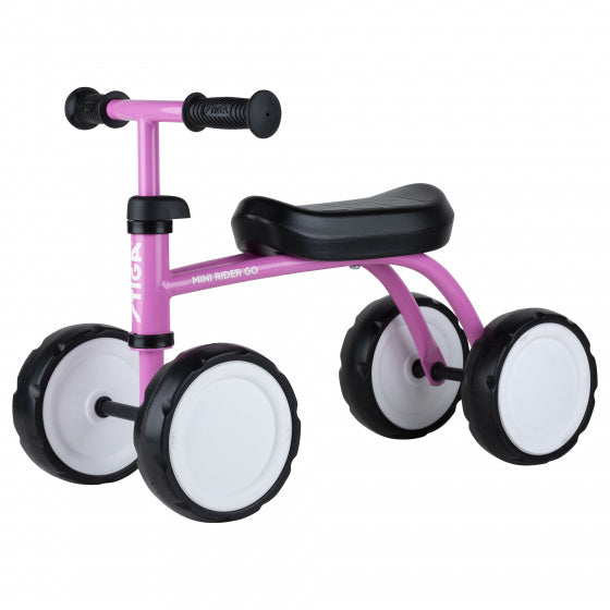 loopfiets Mini Rider Go 8 Inch Junior Roze