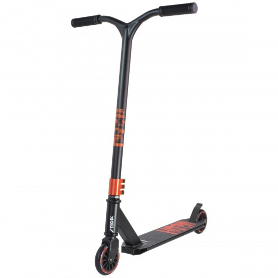 Step Hood Junior Voetrem Zwart/Oranje