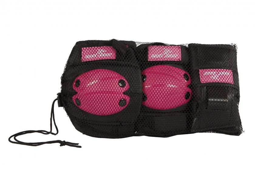skate beschermset roze maat S 6-delig