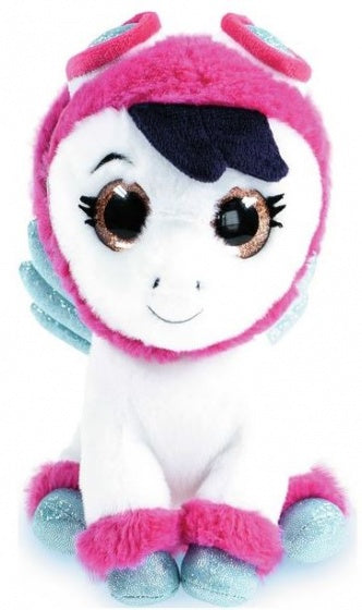 knuffel K3 Pegasus 40 cm wit/roze