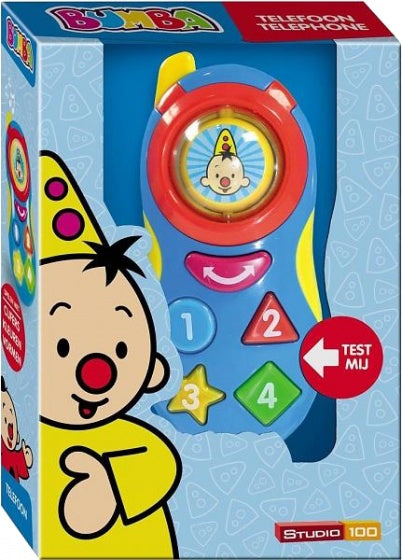 speelgoedtelefoon Bumba 16 cm blauw