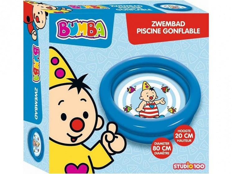 babybadje Bumba 80 x 20 cm vinyl blauw