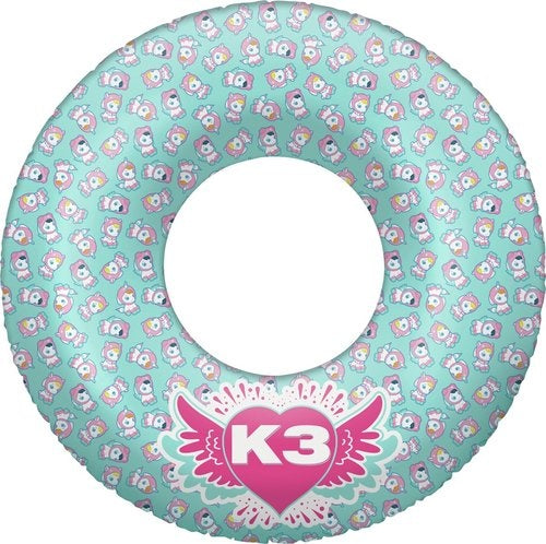 zwemband K3 opblaasbaar meisjes 108 cm roze/turquoise