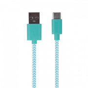 oplaadkabel USB-C 200 cm mintgroen