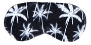 slaapmasker Palmboom one size zwart