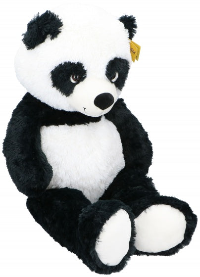 knuffeldier Panda pluche junior 100 cm zwart/wit