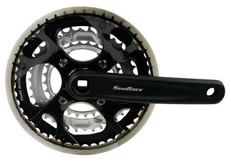 Crankstel FC-M51 24-34-42T Zwart