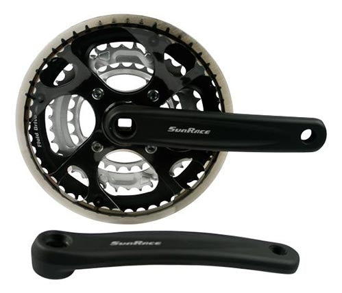 Crankstel FC-M51 24-34-42T Zwart
