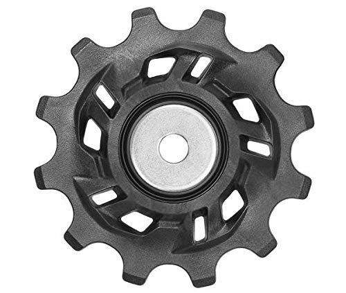 derailleurwieltje 12 tanden zwart