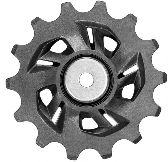 derailleurwieltje 14 tanden zwart