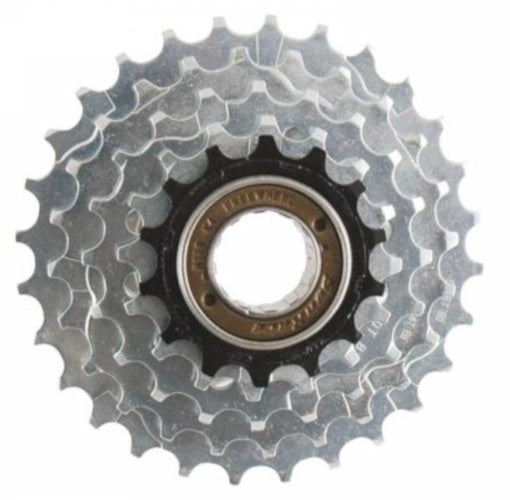 pion M2A 14-28T 6-speed staal zwart/zilver