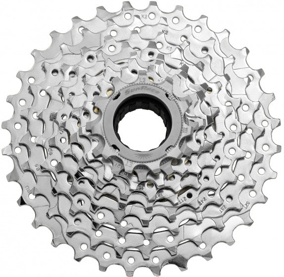 freewheel Mfex9 E-bike 9V 11-32T aluminium zilver/goud