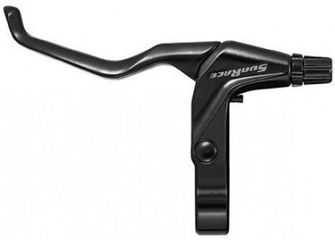 remgreep V-brake links 4-vinger zwart