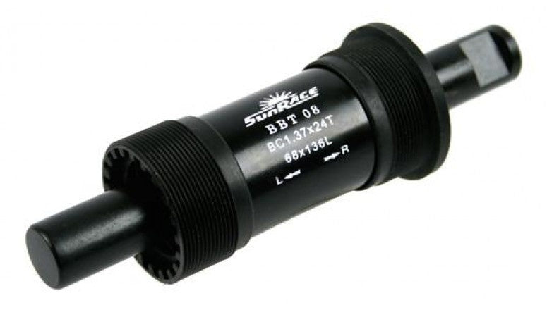 trapas met spie 136 x 37 mm zwart
