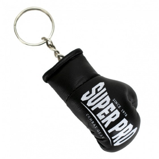 mini bokshandschoenen sleutelhanger zwart