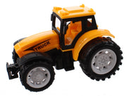 tractor Super Farm 9 cm geel