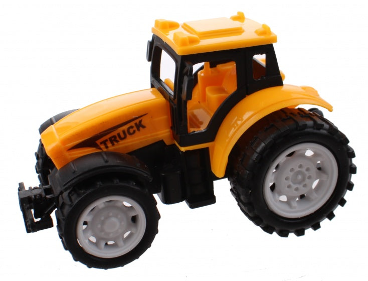 tractor Super Farm 9 cm geel