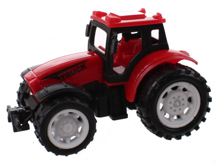 tractor Super Farm 9 cm rood
