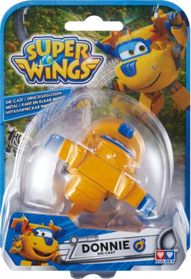 model Die-cast Donnie 8 cm aluminium geel