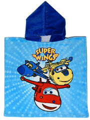 badponcho blauw junior 50 x 100 cm