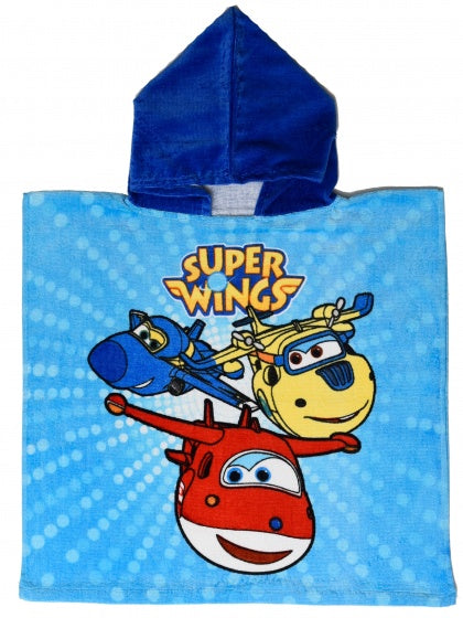 badponcho blauw junior 50 x 100 cm