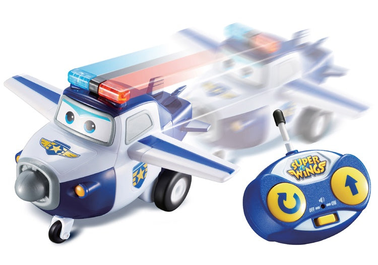 RC vliegtuig Paul 14 cm blauw/wit