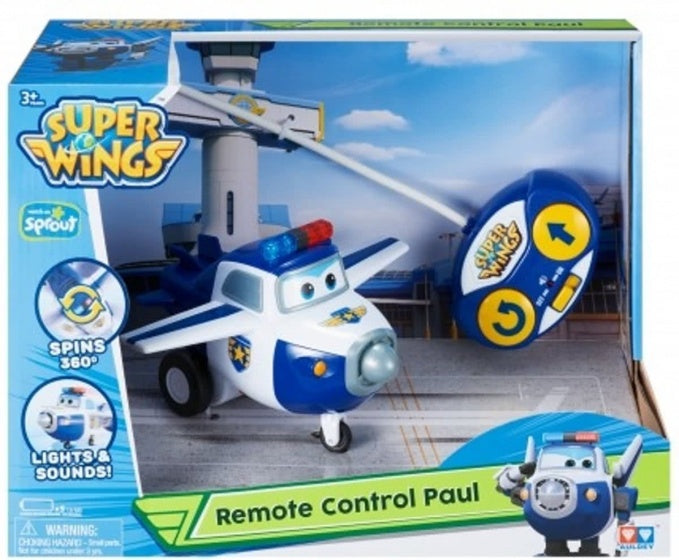 RC vliegtuig Paul 14 cm blauw/wit