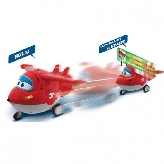 speelfiguren Scan' Talk Flyer Jett 14 cm rood