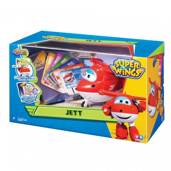 speelfiguren Scan' Talk Flyer Jett 14 cm rood