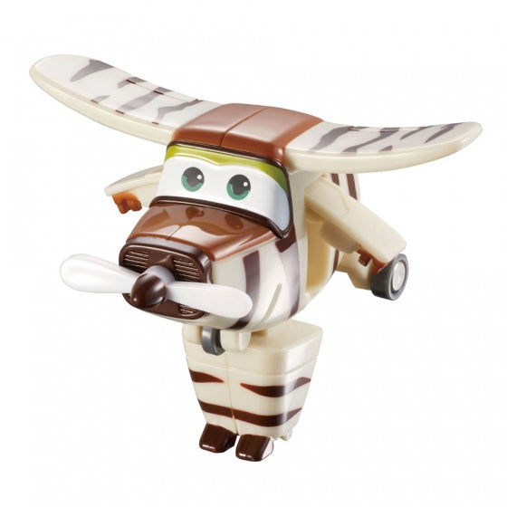 speelfiguur Transform-A-Bots! Bello 6 cm bruin/wit