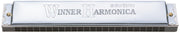 mondharmonica tremolo 48 tonen C-majeur zilver