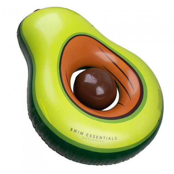 luchtbed avocado met pit 180 x 120 cm PVC groen