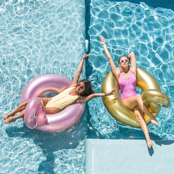 Zwemband 100 x 90 cm Flamingo roze