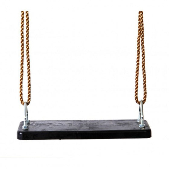 schommelzitje rubber 45 x 18 cm zwart